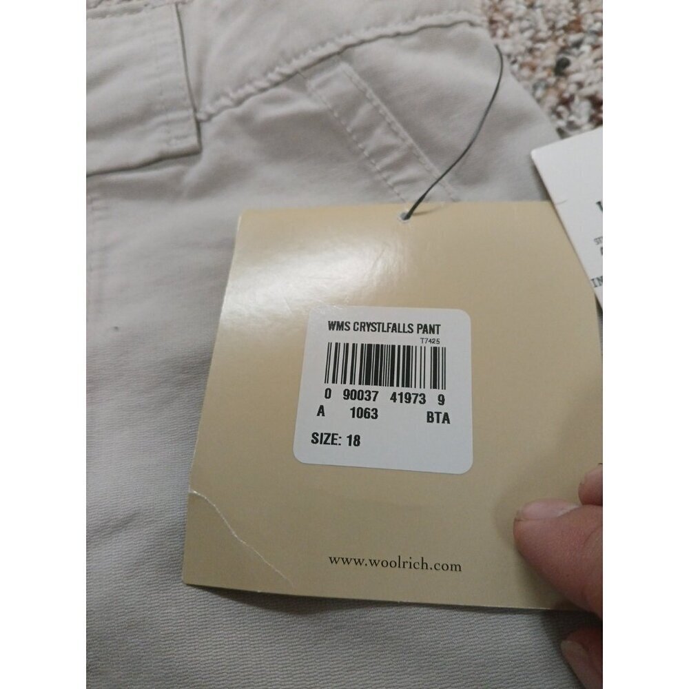 Vintage Women's Woolrich Khakis‎ (18) British Tan Zip Closure. NWT - Picture 3 of 11